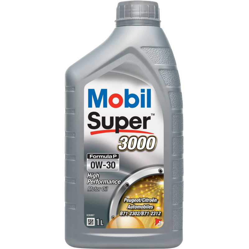 MOBIL Synthetic motor oil S3000 - 0W30 Formula-P - 1 L