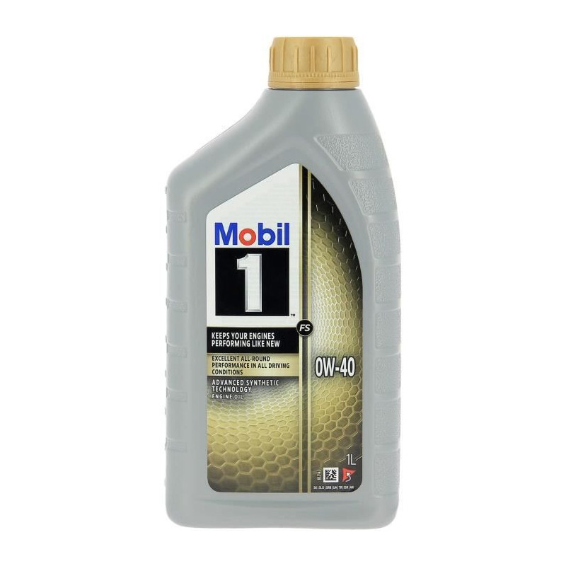 Engine oil can - MOBIL1 - 0W-40 FS - 1 L - 4 seasons