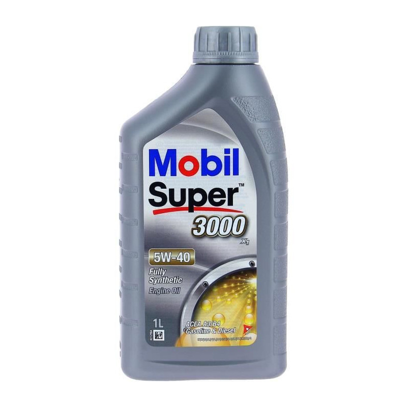Engine oil can - MOBIL - S3000 5W40 - 1 L - 4 seasons