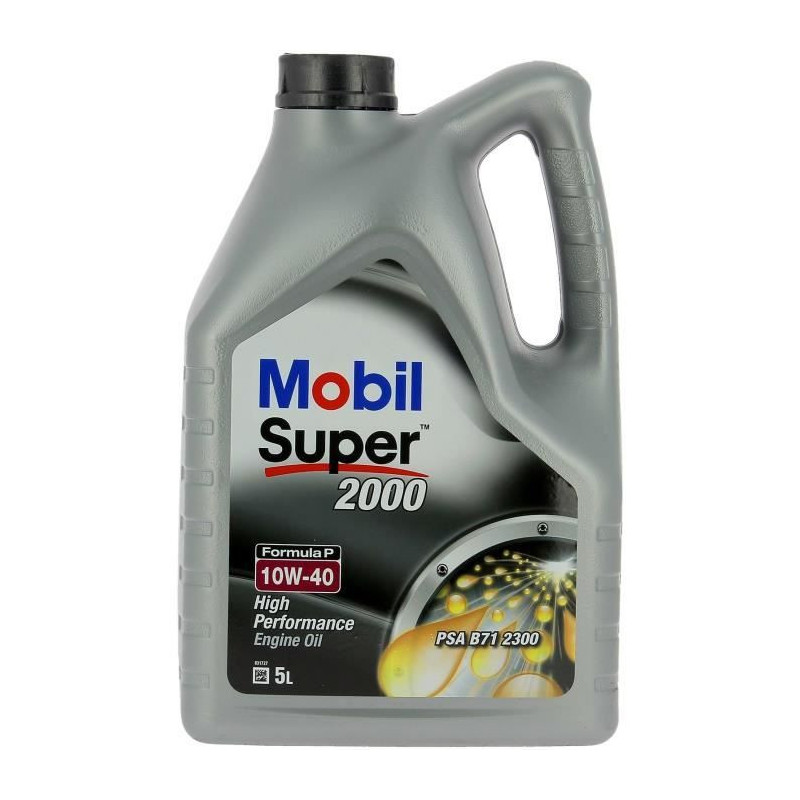 Engine oil can - MOBIL - S2000 10W40 Formula-P - 5 L - 4 seasons