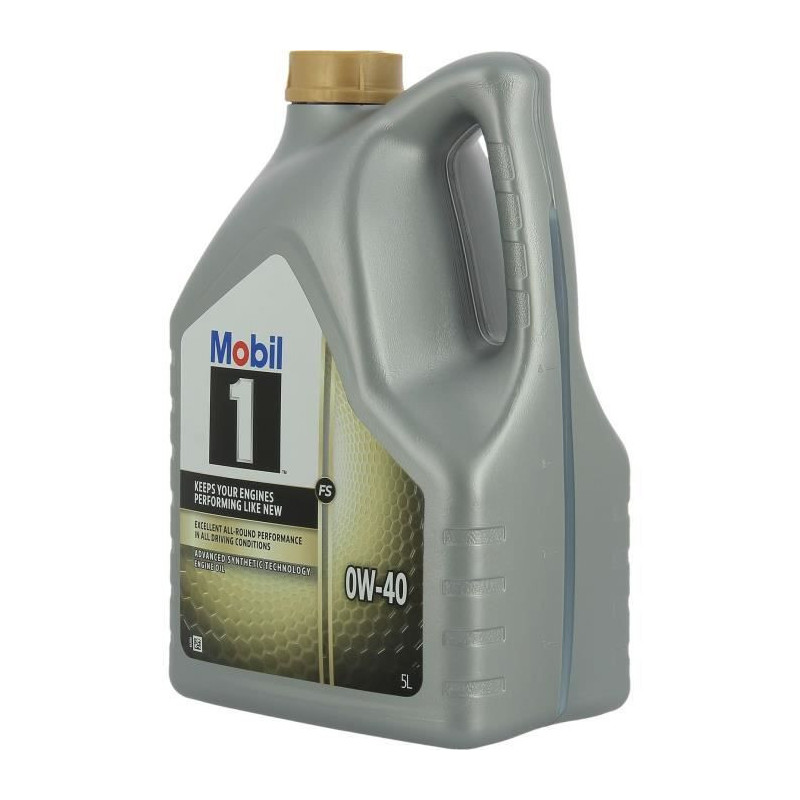 Engine oil can - MOBIL1 - 0W-40 FS - 5 L - 4 seasons