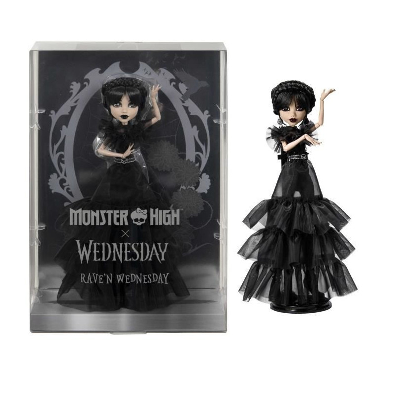 Monster High - Wednesday Addams Prom Dress - Doll - Monster High - HXJ