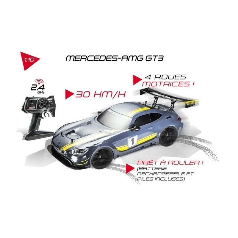 MONDO Mercedes AMG GT3 Radio Controlled Car - Scale 1:10 - From 8 year
