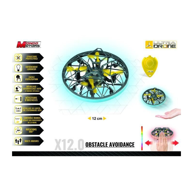 Radio-controlled drone - Mondo Motors - Obstacle sensors - Ultradrone