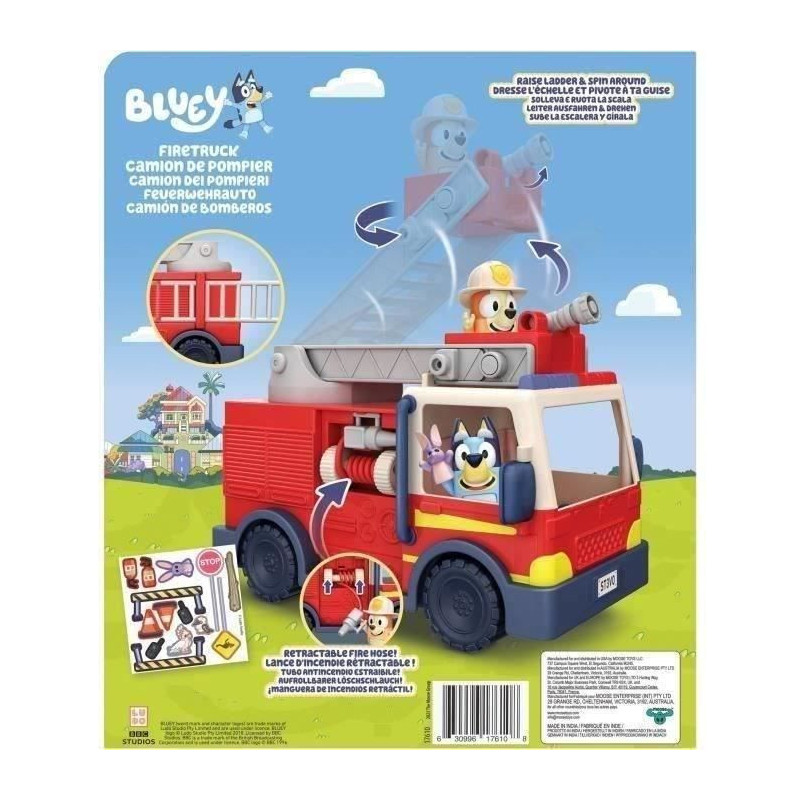 Miniature vehicles - MOOSE TOYS - Bluey's Fire Truck
