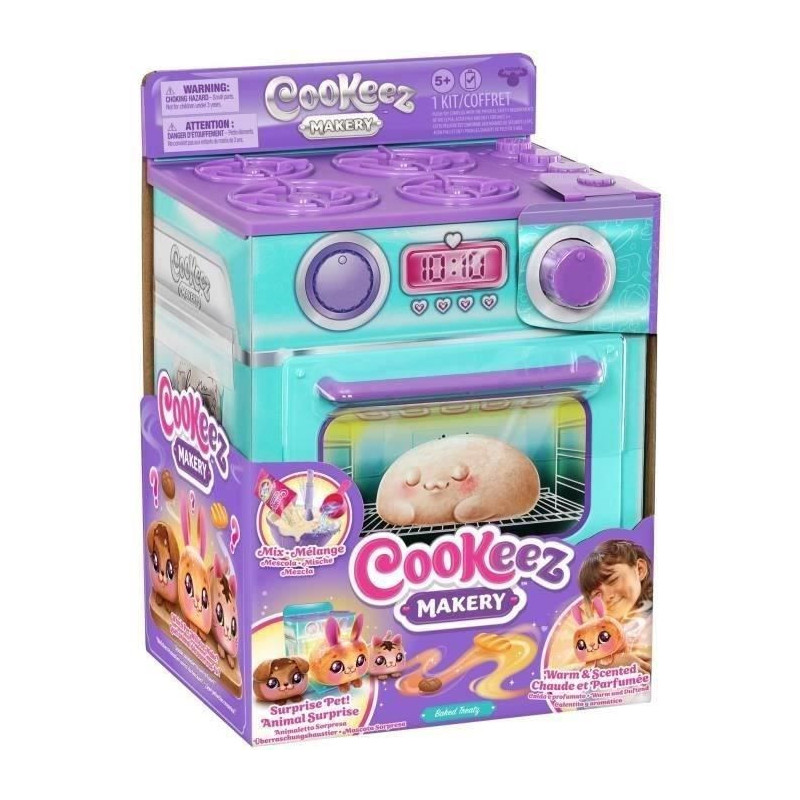 Blue Pastry Factory - MOOSE TOYS - COOKEEZ MAKERY - Interactive oven,