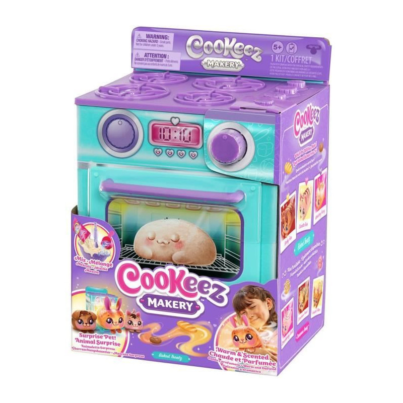 Blue Pastry Factory - MOOSE TOYS - COOKEEZ MAKERY - Interactive oven,