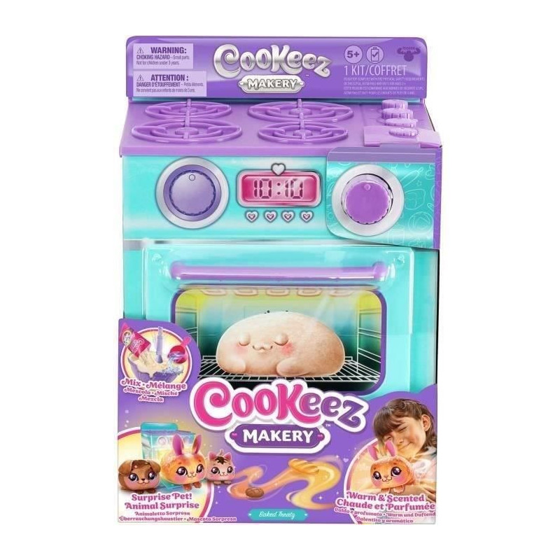 Blue Pastry Factory - MOOSE TOYS - COOKEEZ MAKERY - Interactive oven,
