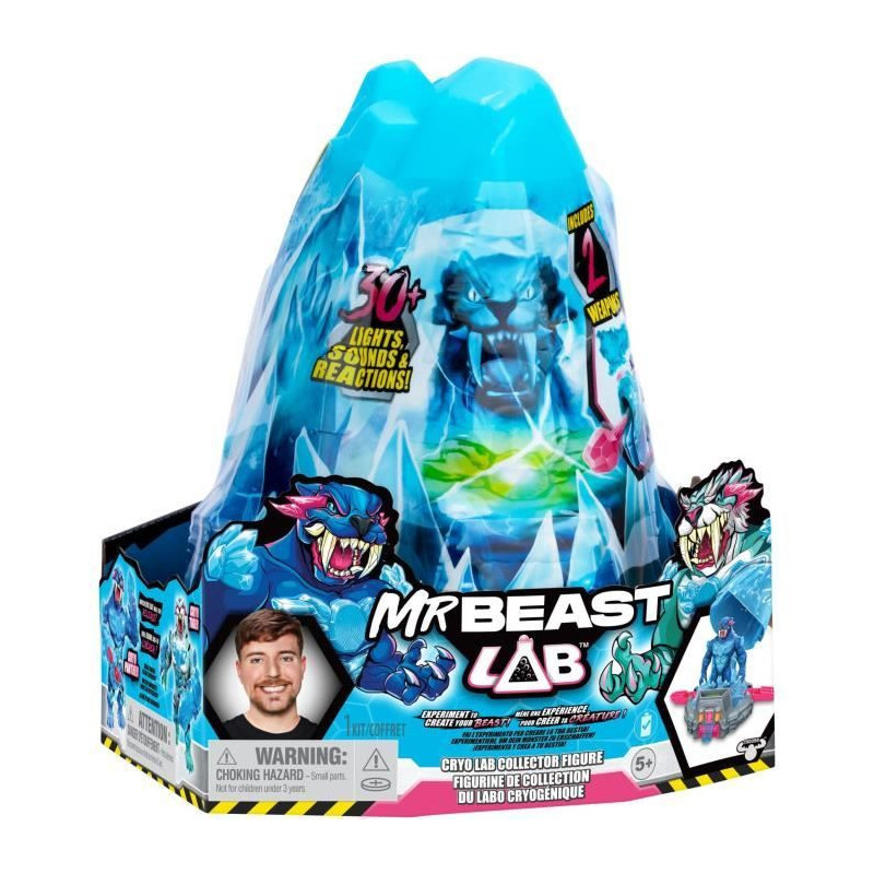 Cryo Lab - MOOSE TOYS - Mr. Beast Lab - 18 cm, 30 Lights and Sounds, 2