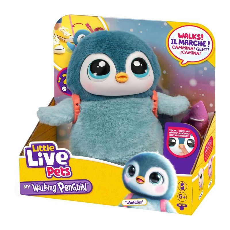My Little Penguin - MOOSE TOYS - LITTLE LIVE PETS - Interactive electr
