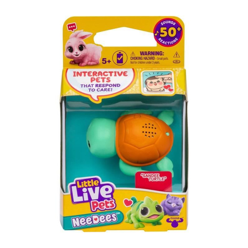 Lil' Needees - MOOSE TOYS - LITTLE LIVE PETS - Interactive pocket pets
