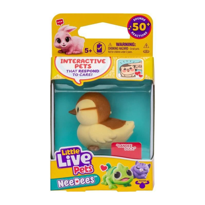 Lil' Needees - MOOSE TOYS - LITTLE LIVE PETS - Interactive pocket pets