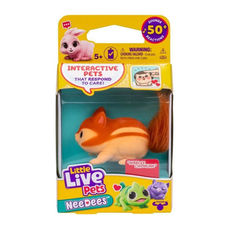 Lil' Needees - MOOSE TOYS - LITTLE LIVE PETS - Interactive pocket pets