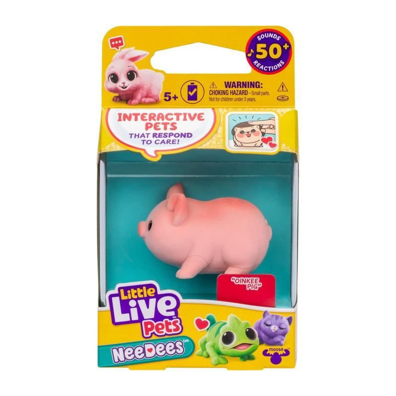 Lil' Needees - MOOSE TOYS - LITTLE LIVE PETS - Interactive pocket pets