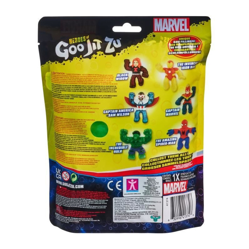 Figure 11 cm - MOOSE TOYS - Hulk S3 - Goo Jit Zu Marvel