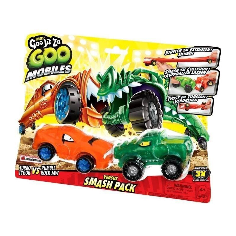 Miniature vehicles - MOOSE TOYS - GOO MOBILES - TURBO TYGER VS RUMBLER