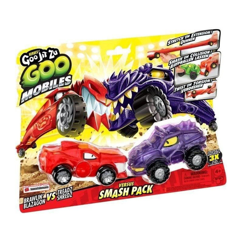 Miniature vehicles - MOOSE TOYS - GOO MOBILES - BLAZAGON VS TREADS SHR
