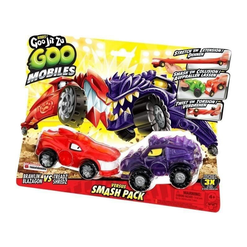 Miniature vehicles - MOOSE TOYS - GOO MOBILES - BLAZAGON VS TREADS SHR