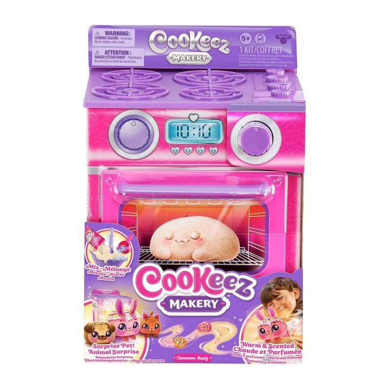Pink Pastry Factory - MOOSE TOYS - COOKEEZ MAKERY - Interactive oven,