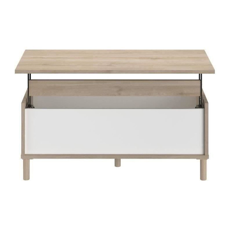 MORPHOS lift-up coffee table - L 100 x D 50 x H 43.6 cm - Rectangular