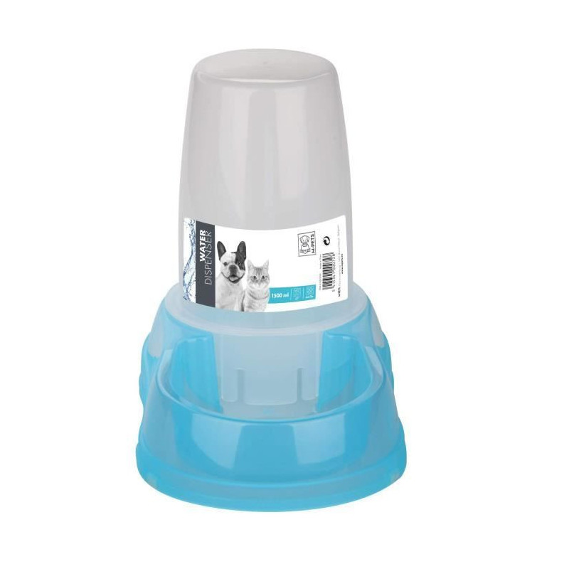 MPETS Water Dispenser WATER DISPENSER - For Cat and Dog - 1500ml - Blu