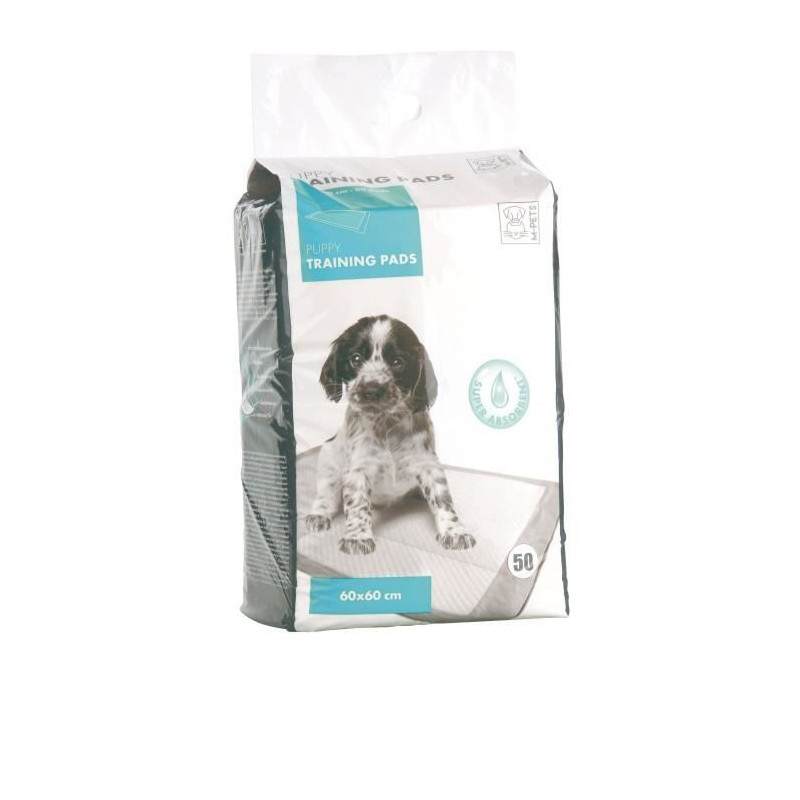 MPETS Carpet Educator PUPPY TRAINING PADS - For Puppy - 50pcs - White