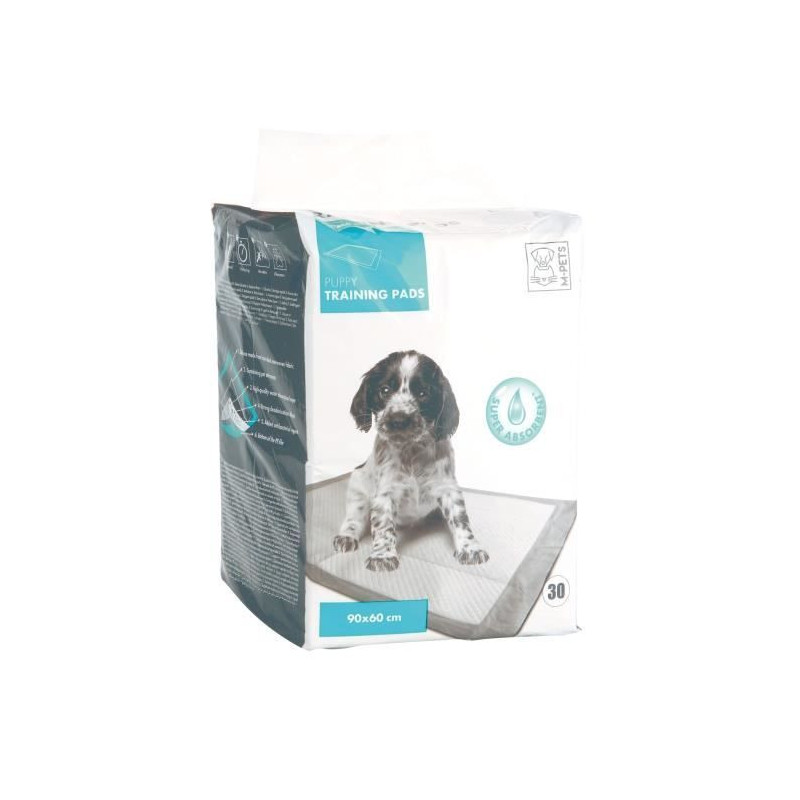 MPETS Carpet Educator PUPPY TRAINING PADS - For Puppy - 30pcs - White