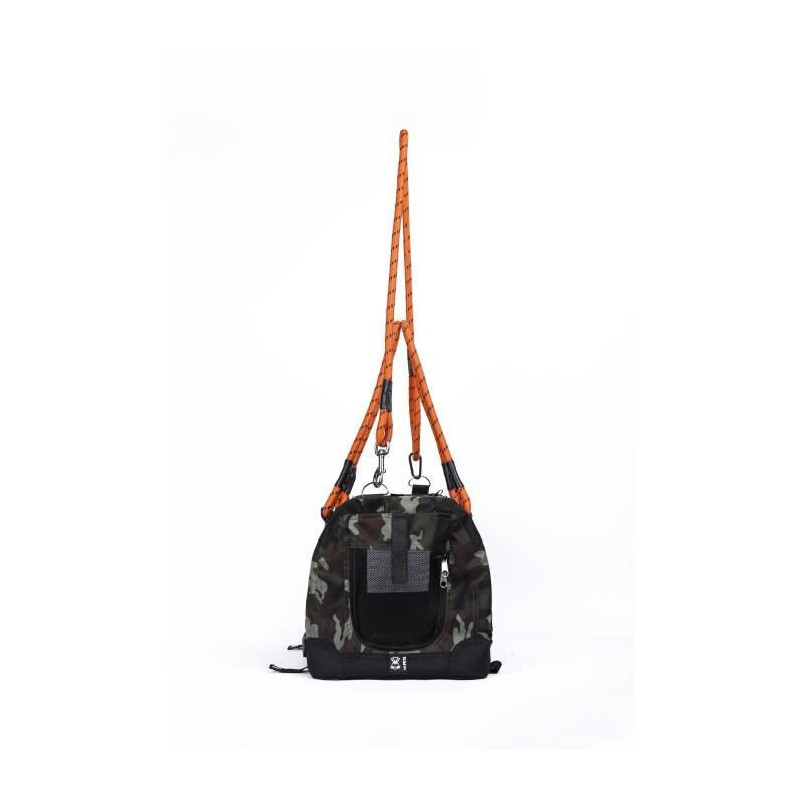 Carrying bag - M PETS - REMIX 2 in 1 Camouflage & Orange - 41 x 28 x 2
