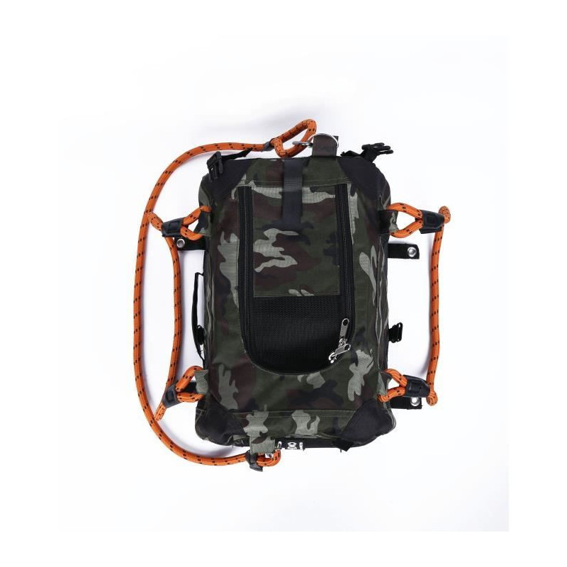 Carrying bag - M PETS - REMIX 2 in 1 Camouflage & Orange - 41 x 28 x 2