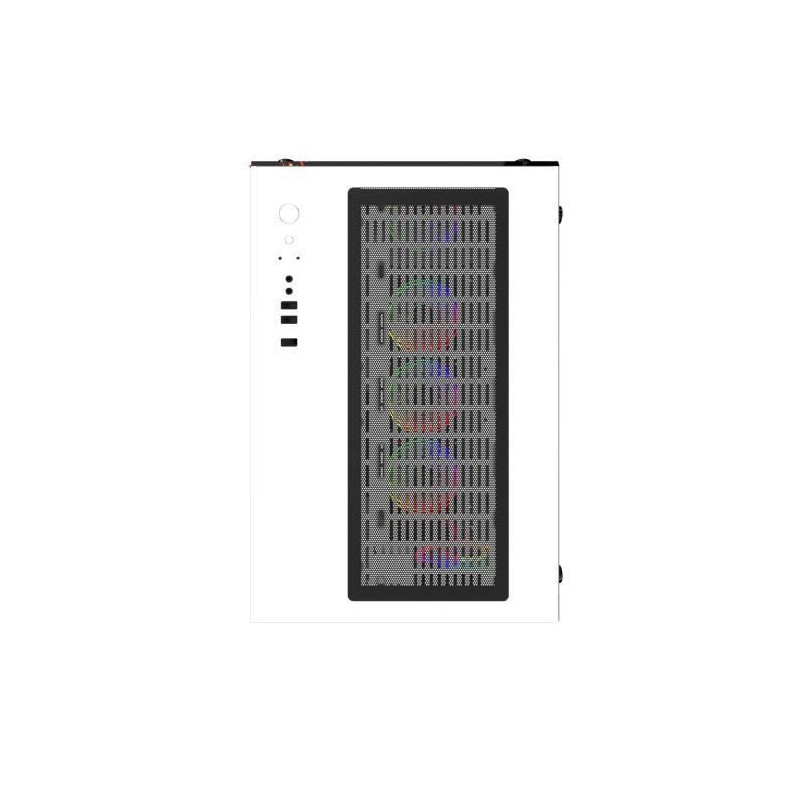 MRED - PC Gamer ATX - White RGB Crystal Sea