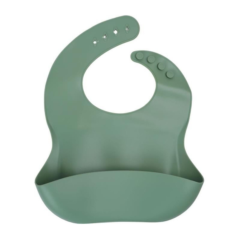 SET OF 2 SILICONE BIBS 1 CACTUS GREEN + 1 HONEY YELLOW