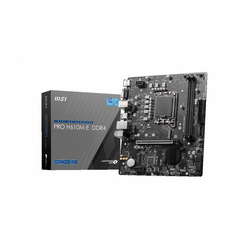MSI - Motherboard - PRO H610M-E DDR4
