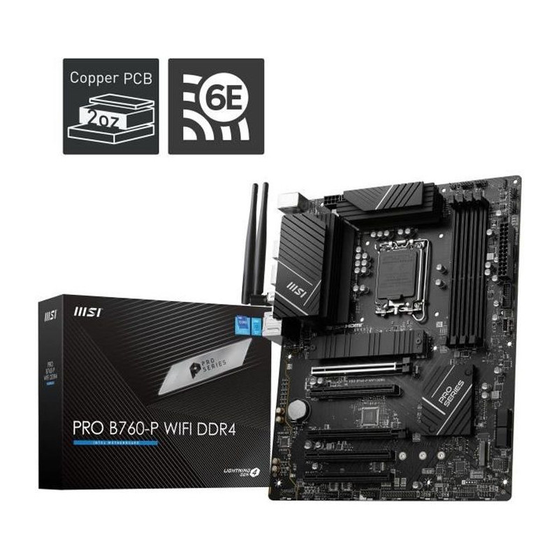 Motherboard - MSI - PRO B760-P WIFI DDR4