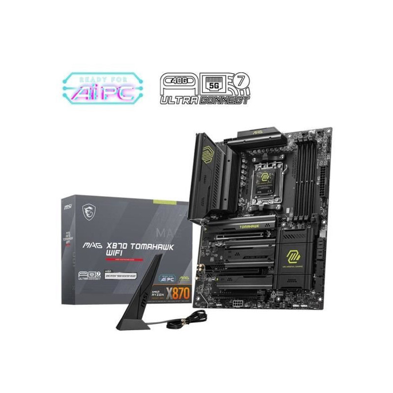 Motherboard - MSI - MAG X870 TOMAHAWK WIFI - Wi-Fi 7, 5G LAN, USB 40 G
