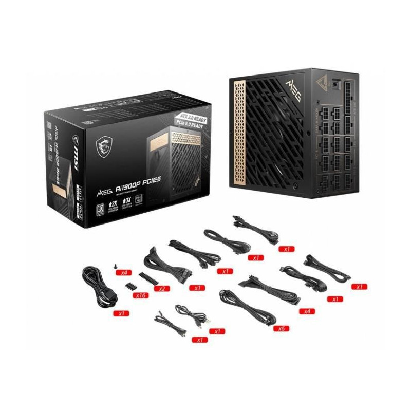 MSI MEG Ai1300P PCIE5 1300W power supply