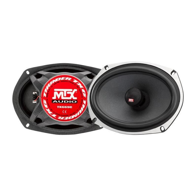 MTX TX669C Coaxial speakers 16x23cm 6x9 2-way 120W RMS 4O aluminum cha
