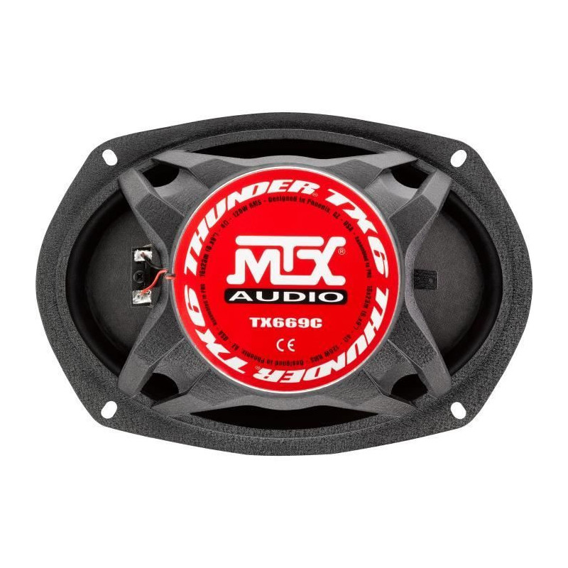 MTX TX669C Coaxial speakers 16x23cm 6x9 2-way 120W RMS 4O aluminum cha