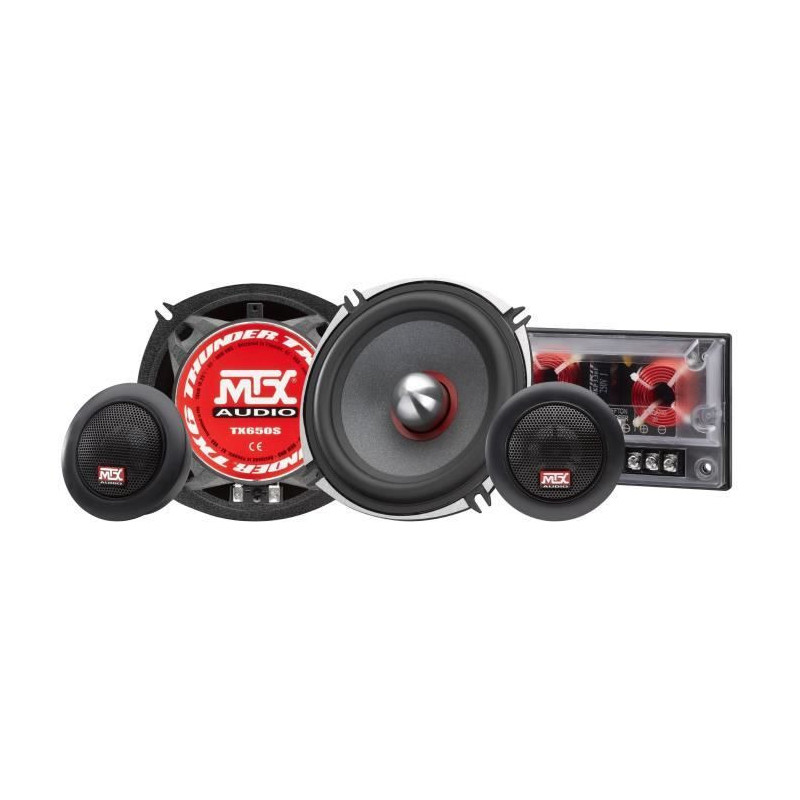 MTX TX650S Speakers Kit 13cm 2-way 80W RMS 4O aluminum chassis neodymi