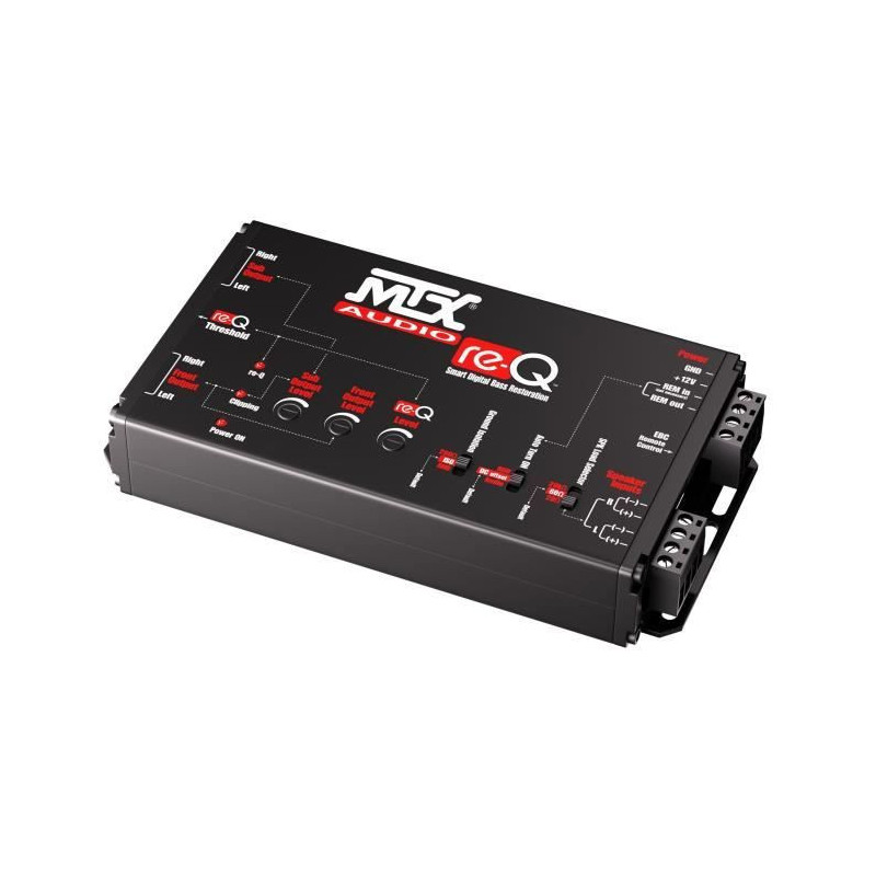 High-end processor high-level inputs to RCA outputs - MTX AUDIO - re-Q