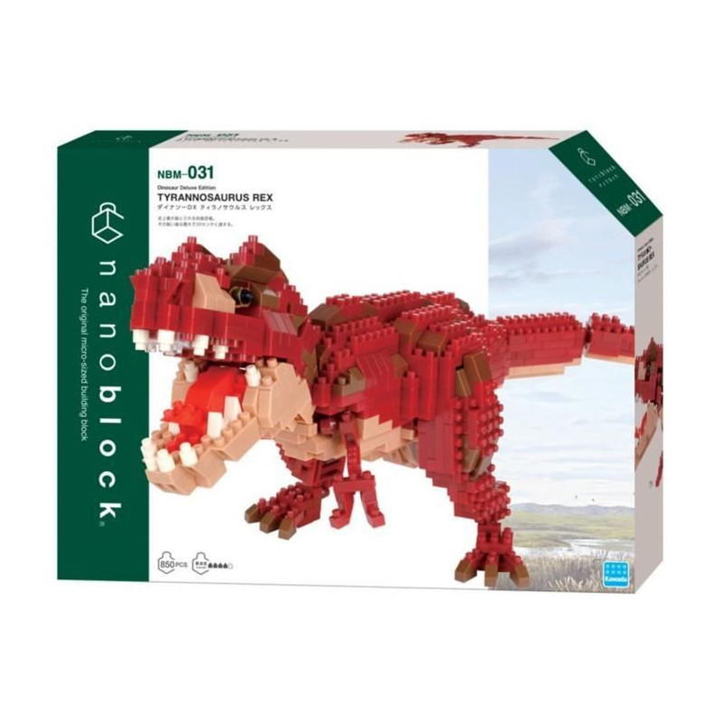 Nanoblock - NBM-031 - Nanoblock Tyrannosaurus Rex - Deluxe Edition