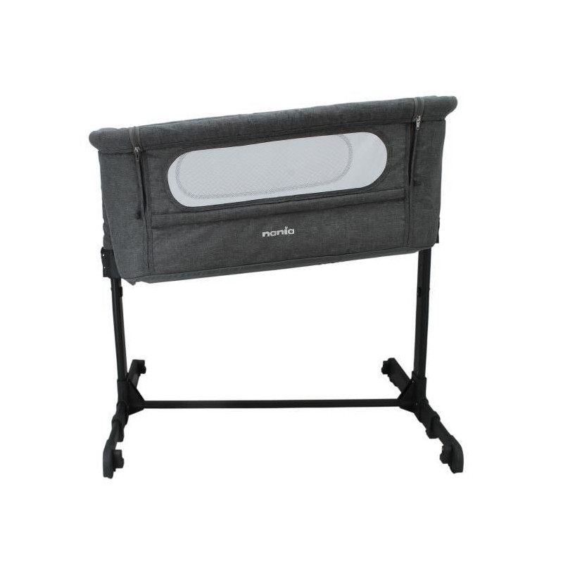 NANIA Gray Cododo bed adjustable 5 heights possible - mattress 4 cm