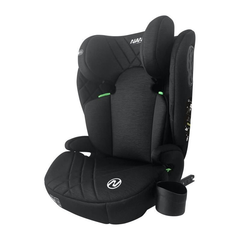 Isofix car seat - NANIA - BARI - Group 2/3 - I-size - Black
