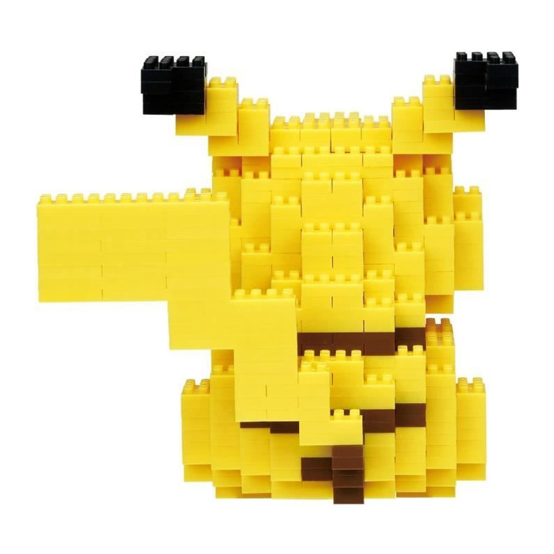 Brick-built figure - BANDAI - NANOBLOCK - Pokémon - Pikachu Deluxe
