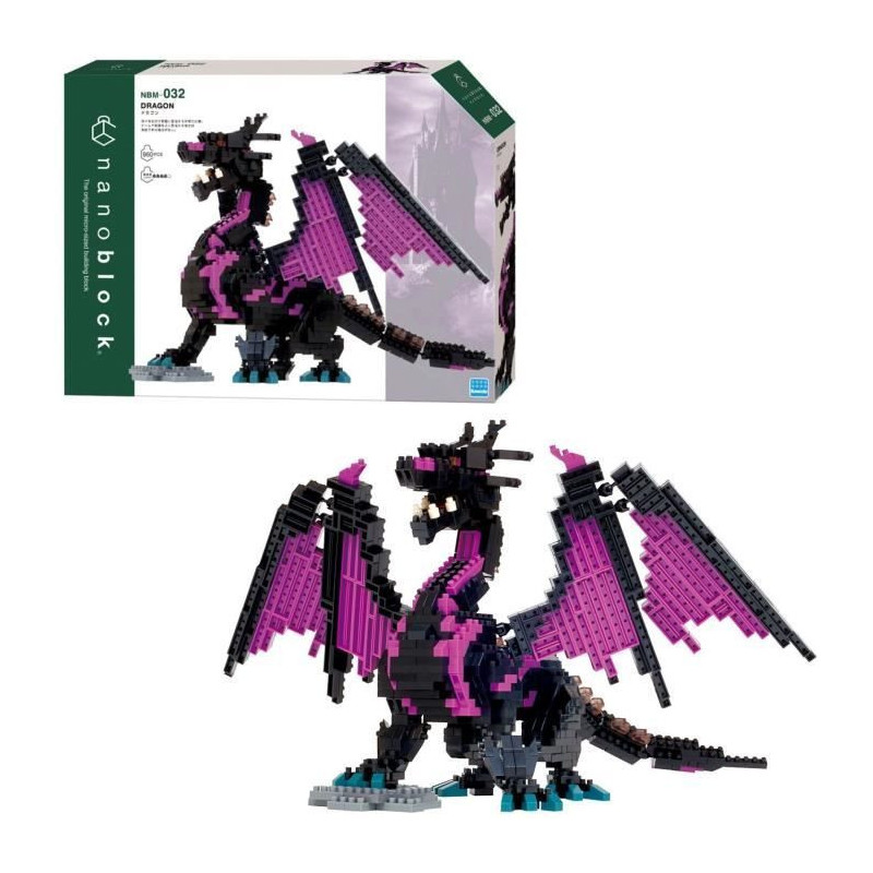 Brick Figure - BANDAI - NANOBLOCK - Dragon Deluxe - 960 pcs
