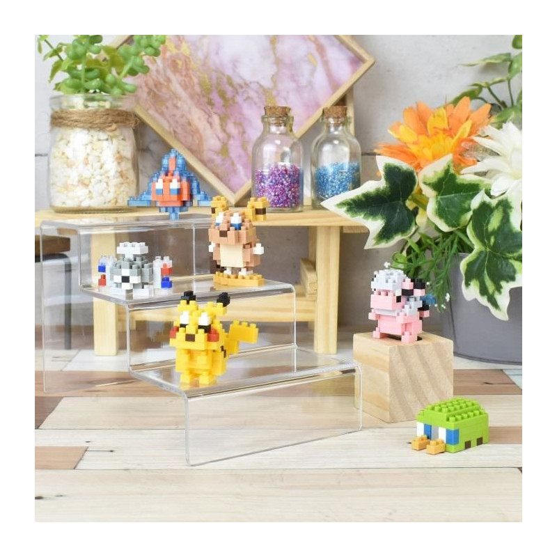 6-Piece Brick Figure Set - BANDAI - NANOBLOCK - Electric Pokémon Pack