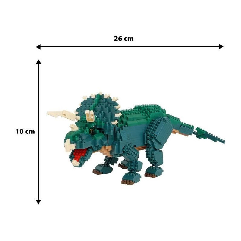Brick Figure - BANDAI - NANOBLOCK - Triceratops Deluxe - 930 pcs