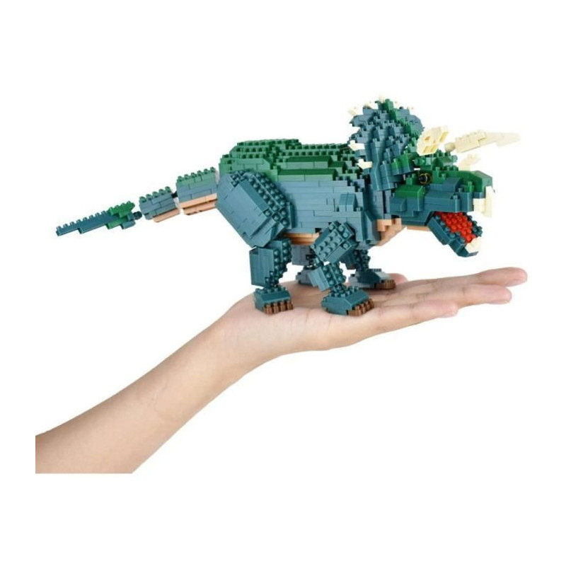 Brick Figure - BANDAI - NANOBLOCK - Triceratops Deluxe - 930 pcs