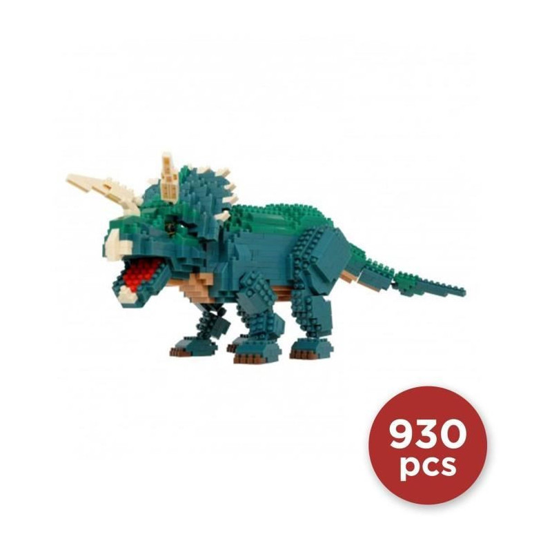 Brick Figure - BANDAI - NANOBLOCK - Triceratops Deluxe - 930 pcs
