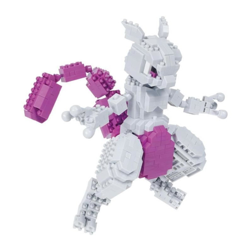 Brick-built figure - BANDAI - NANOBLOCK - Pokémon - Mewtwo