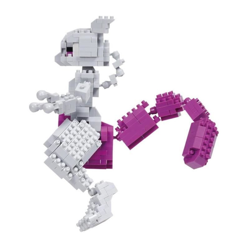 Brick-built figure - BANDAI - NANOBLOCK - Pokémon - Mewtwo